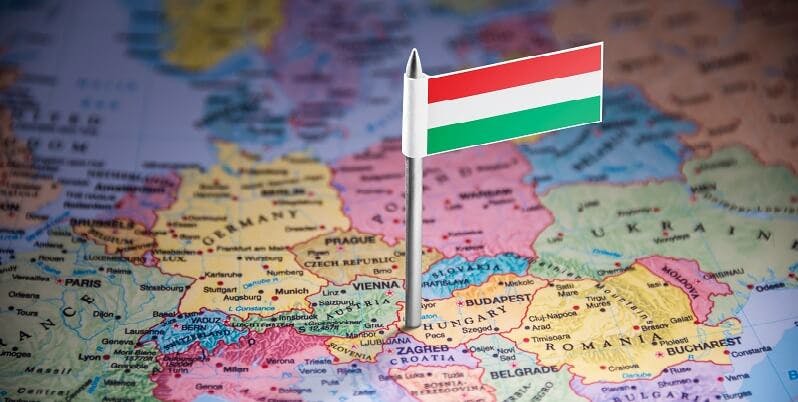 Hungary map to find one of the best countries of veneers