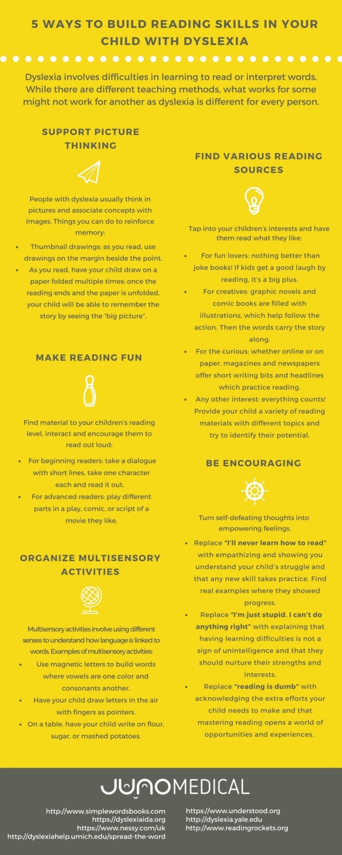 EN image 1 for Infographic - ​Infographic - 5 Ways to Build Reading Skills in Your Child with Dyslexia